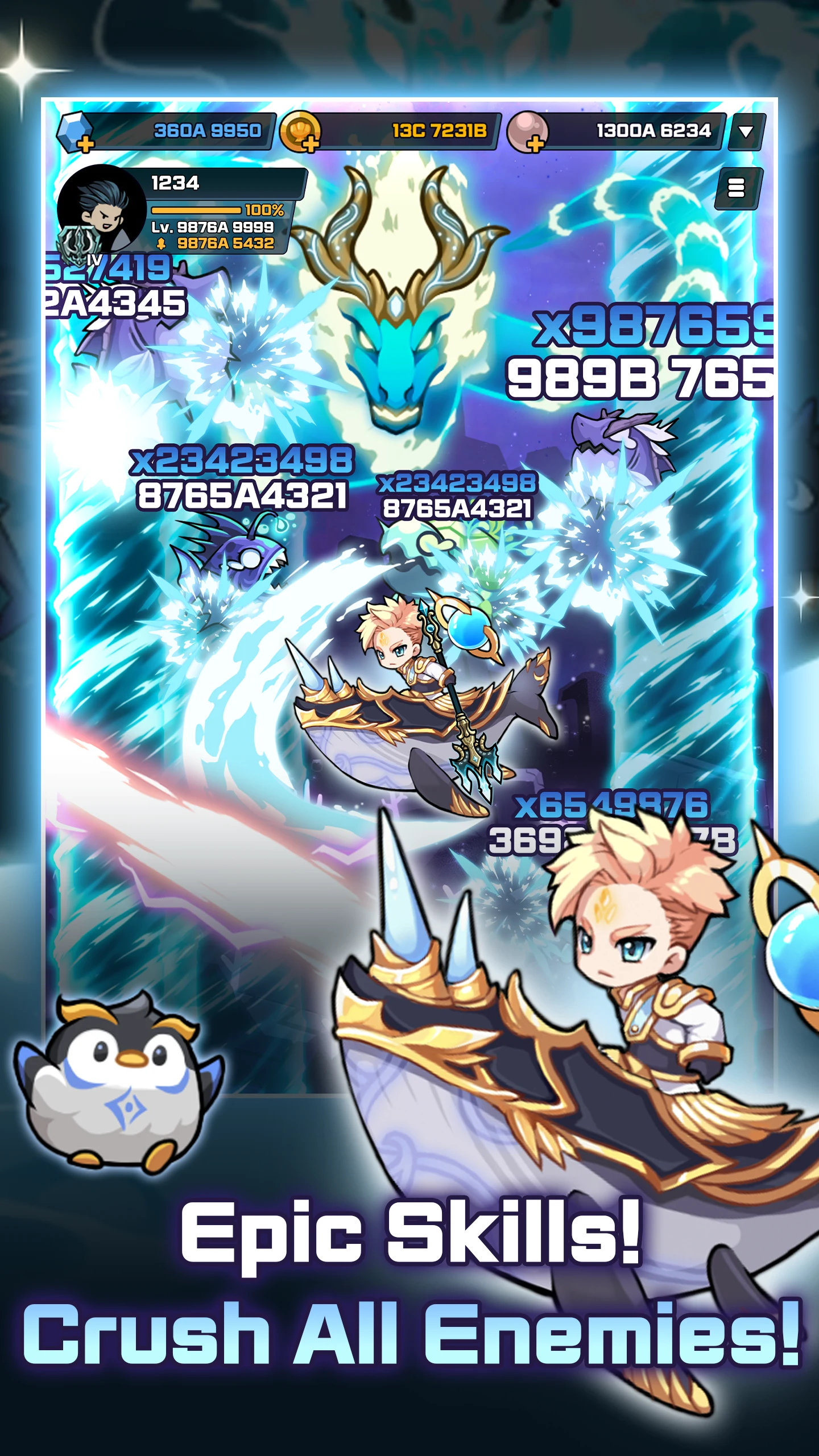 Raising Poseidon: Idle RPG screenshot
